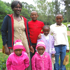 Ann and her children