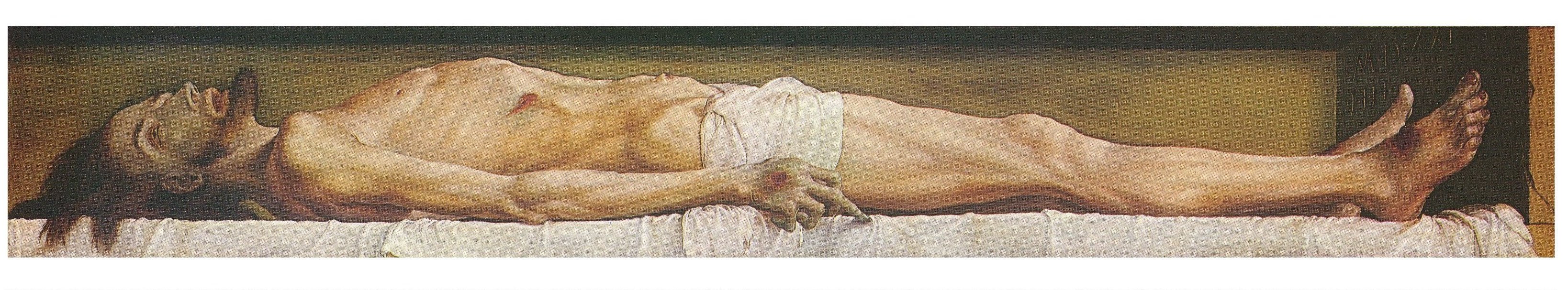 "The Body of the Dead Christ in the Tomb," by Hans Holbein the Younger